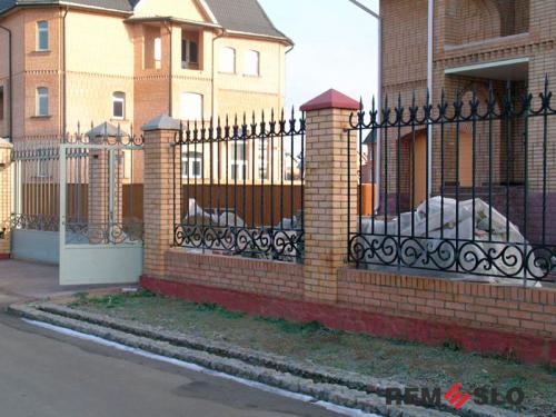 Кованый забор №83