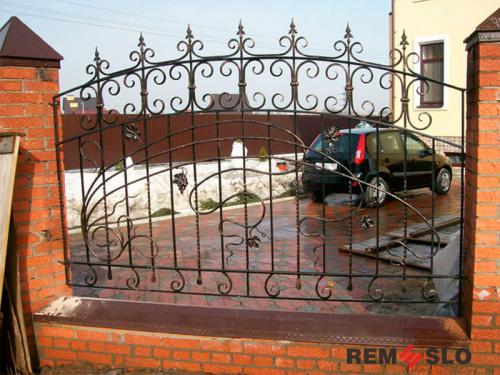 Кованый забор №86