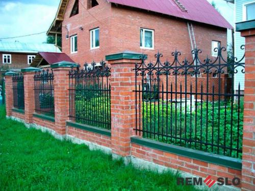 Кованый забор №89