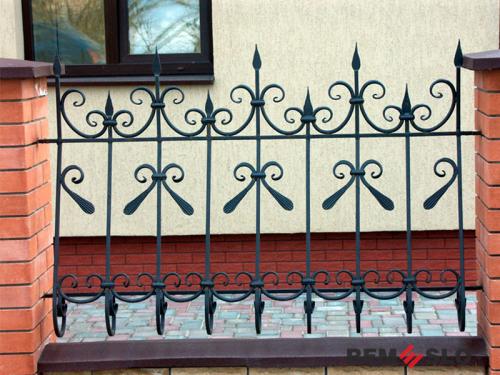 Кованый забор №91