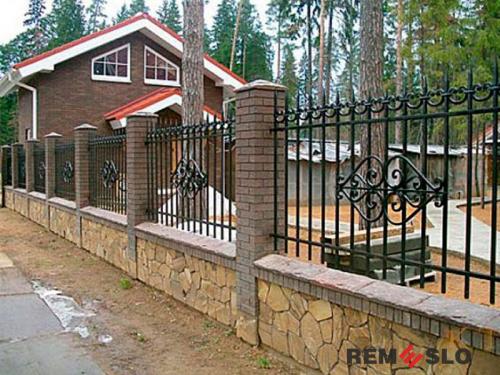 Кованый забор №93