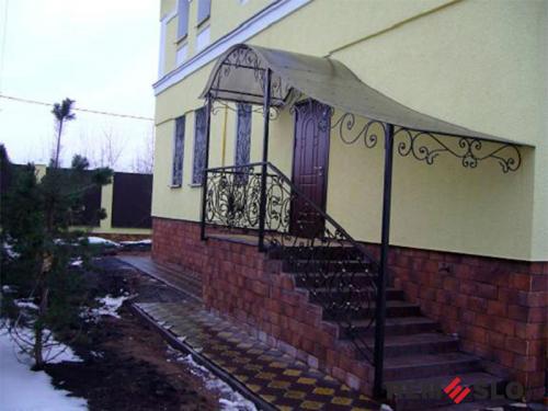 Кованый козырек №101