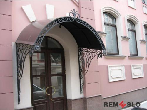 Кованый козырек №109