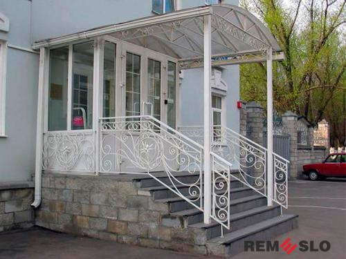 Кованый козырек №110