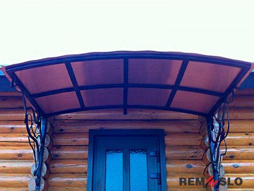 Кованый козырек №120