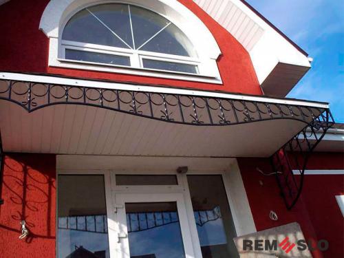 Кованый козырек №121