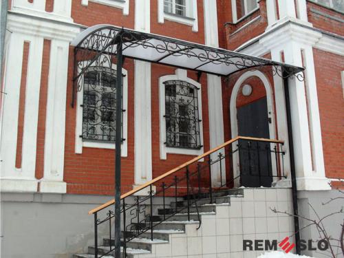 Кованый козырек №59