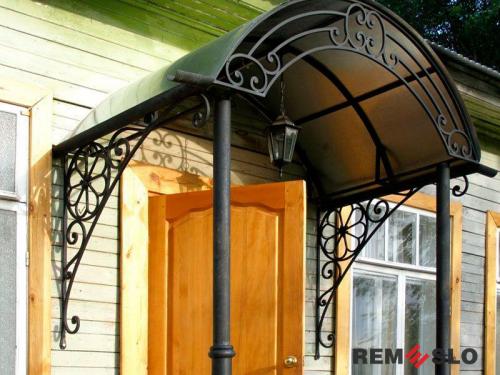 Кованый козырек №63