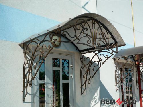 Кованый козырек №70