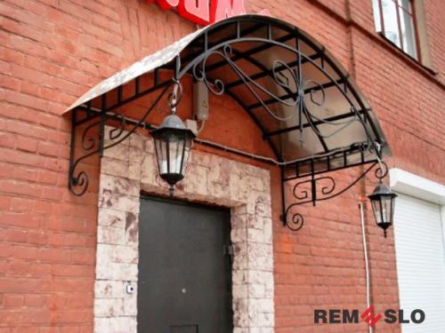 Кованый козырек №78