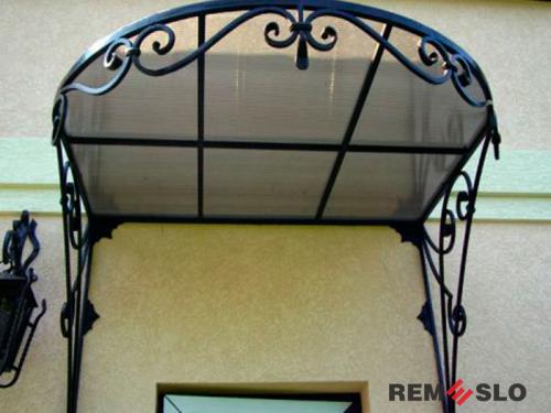 Кованый козырек №80