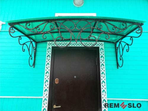 Кованый козырек №83