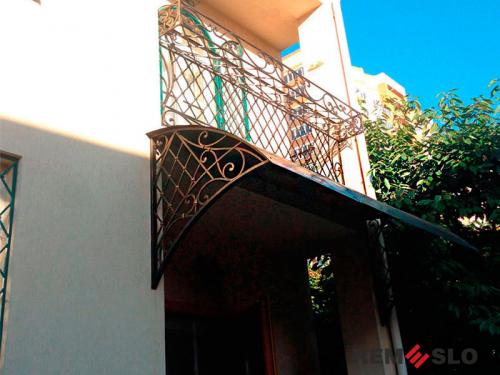 Кованый козырек №94