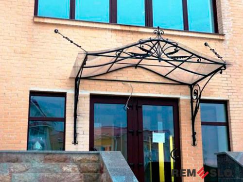 Кованый козырек №99