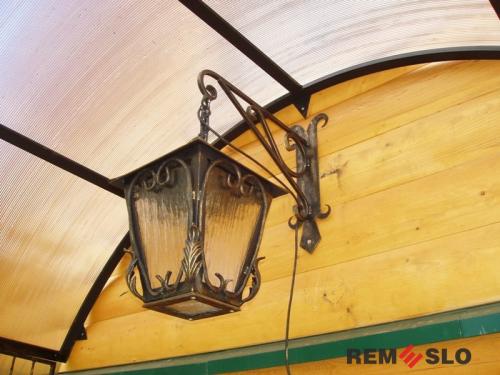 Кованый фонарь №21