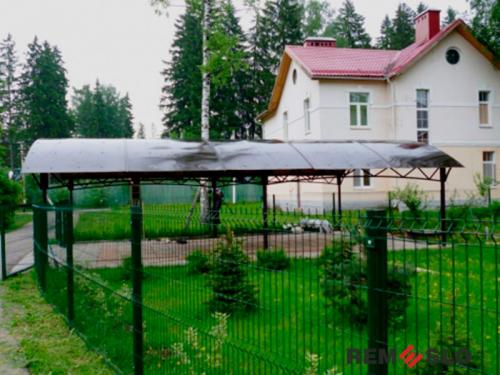 Металлический навес №58