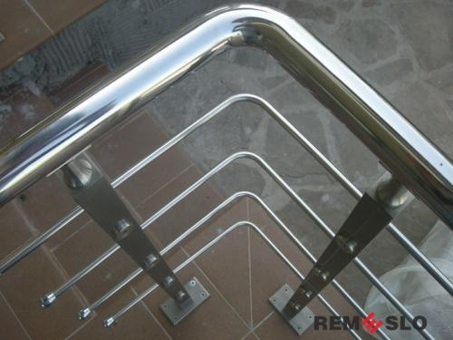 Ограждение балкона из нержавеющей стали №33