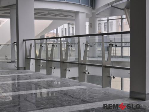 Ограждение балкона из нержавеющей стали №34