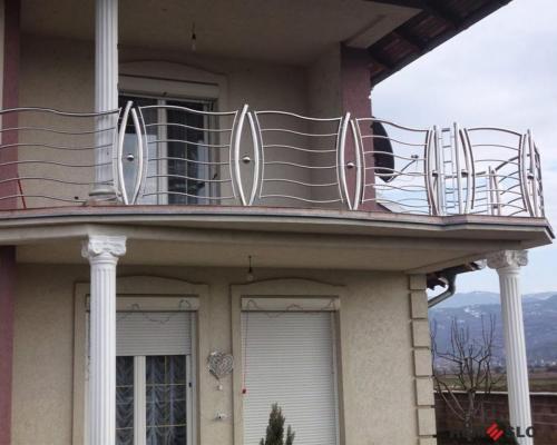 Ограждение балкона из нержавеющей стали №37