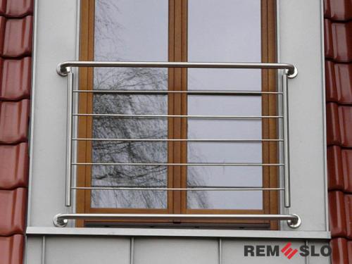 Ограждение балкона из нержавеющей стали №38