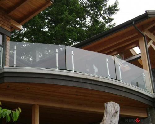 Ограждение балкона из стекла №10