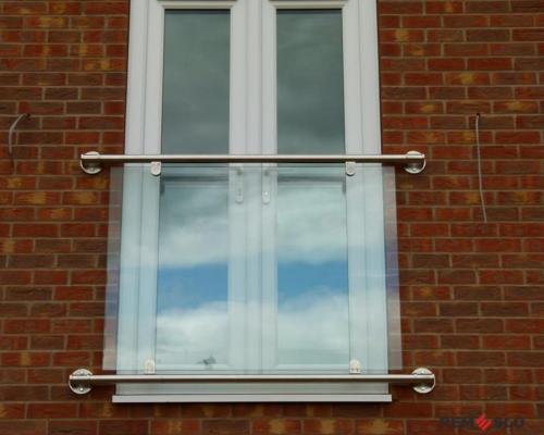 Ограждение балкона из стекла №29