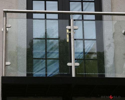 Ограждение балкона из стекла №4