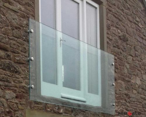 Ограждение балкона из стекла №7