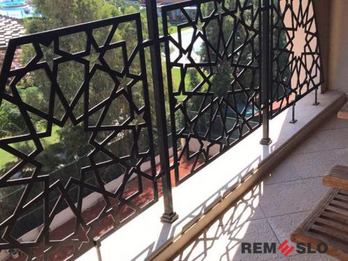 Ограждение балкона с лазерной резкой №1