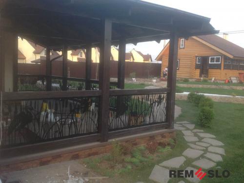 Ограждение балкона с лазерной резкой №13