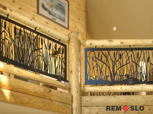 Ограждение балкона с лазерной резкой №14