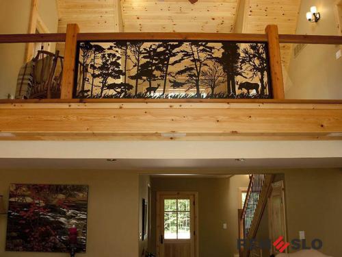 Ограждение балкона с лазерной резкой №17