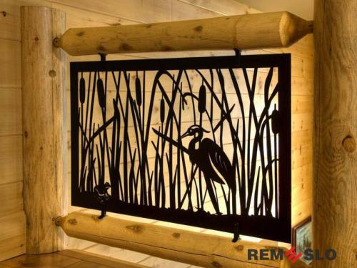 Ограждение балкона с лазерной резкой №21