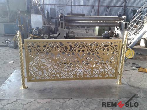 Ограждение балкона с лазерной резкой №22