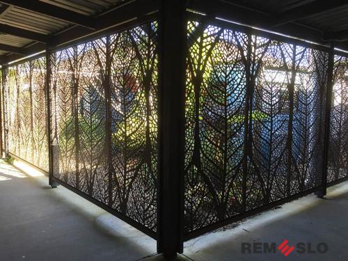 Ограждение балкона с лазерной резкой №23