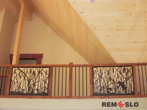 Ограждение балкона с лазерной резкой №24