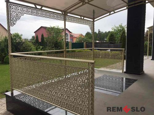 Ограждение балкона с лазерной резкой №6