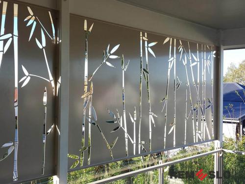 Ограждение балкона с лазерной резкой №9