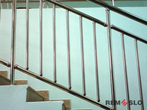 Ограждения лестниц из нержавеющей стали №028