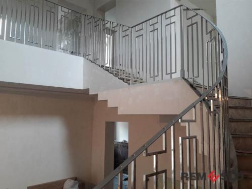 Ограждения лестниц из нержавеющей стали №061